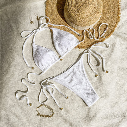 Amalfi Coast Vibe: Sweet Garment Hanging Bikini