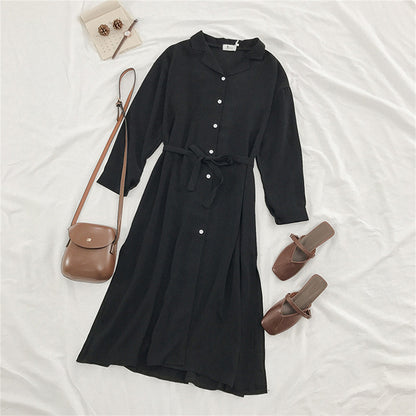 Winter Grace In Long Sleeve Dress