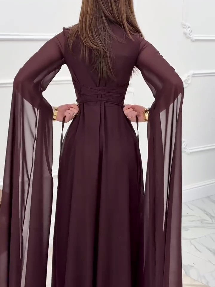 Quiet Luxury: Premium Cushion Knit Long Sleeve Dress