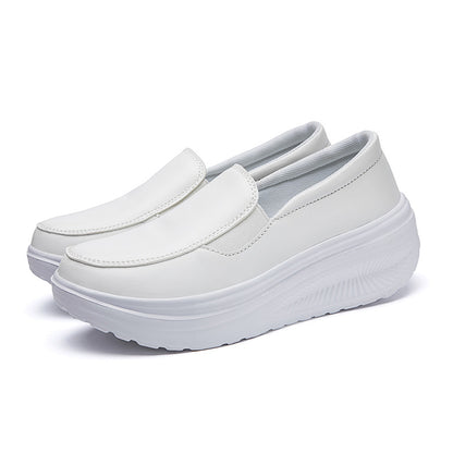 Sculpted Height: Hidden Heel Sneakers