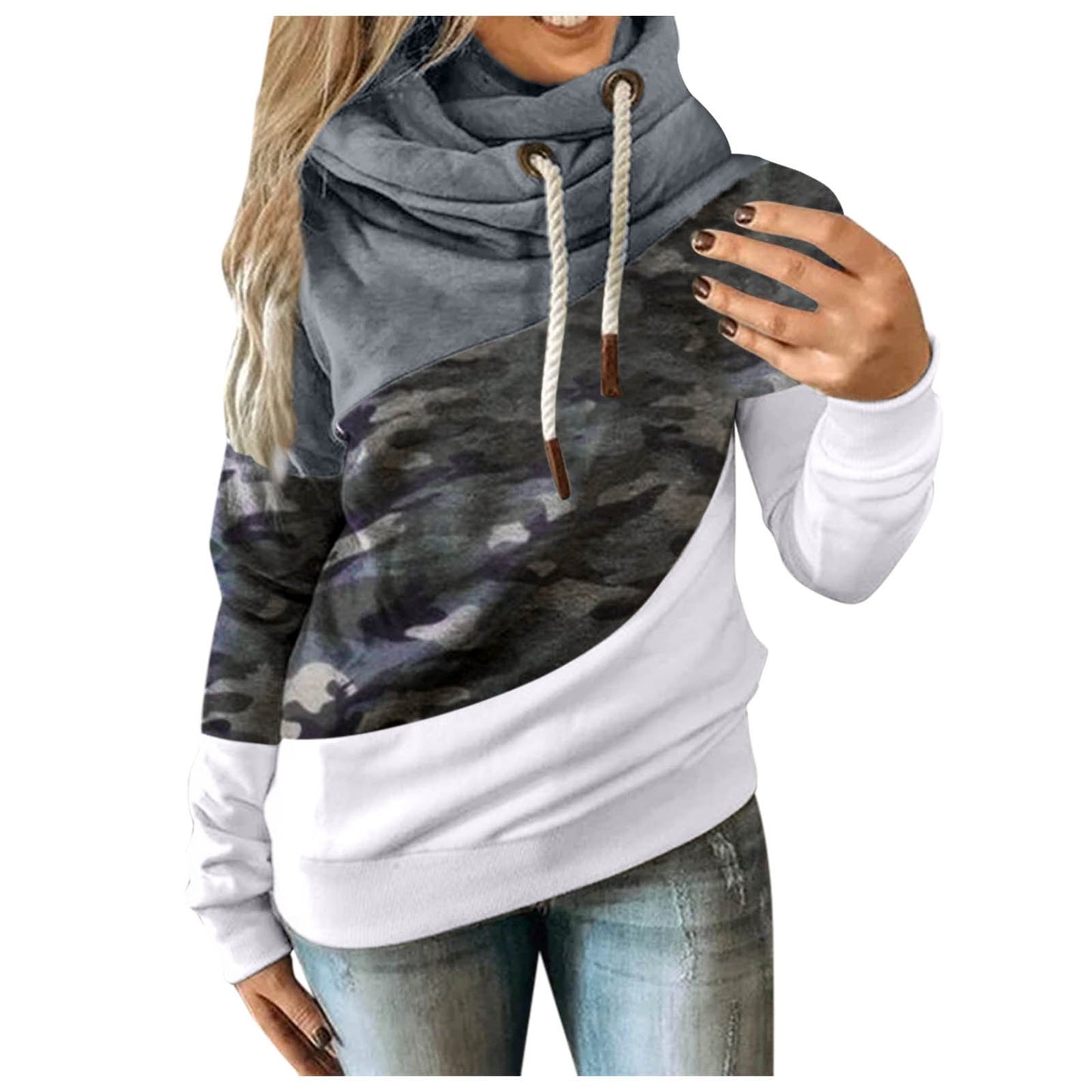 Playful Cozy: Winter Frog-Accent Hoodie
