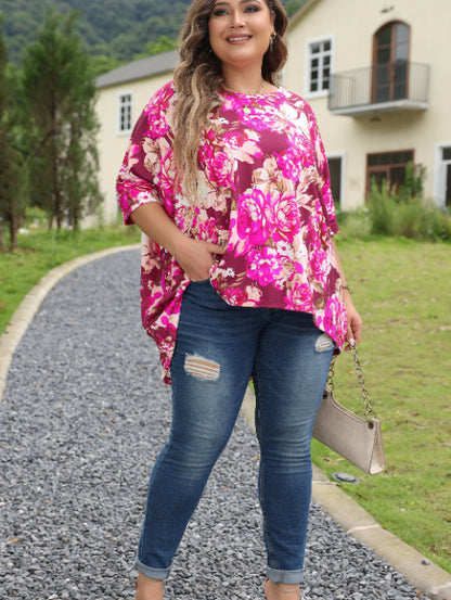 Short Sleeve Cotton Blouse 5xl Plus