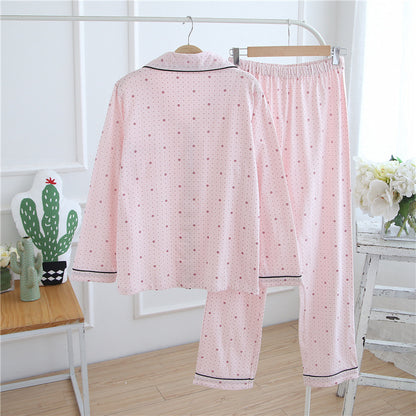 Autumn Winter Flannel Pajama Set