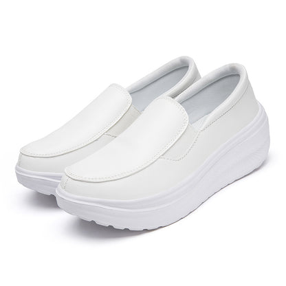 Sculpted Height: Hidden Heel Sneakers
