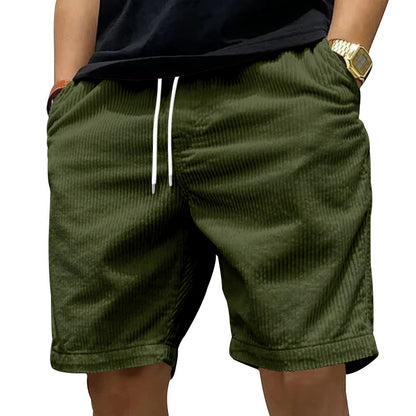 Casual Corduroy Cargo Shorts