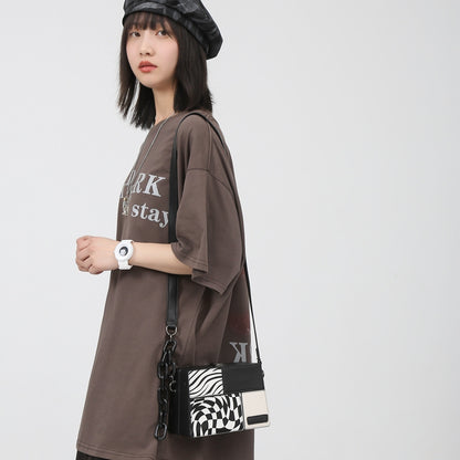 Canvas Studio: Small Square Underarm Crossbody Bag