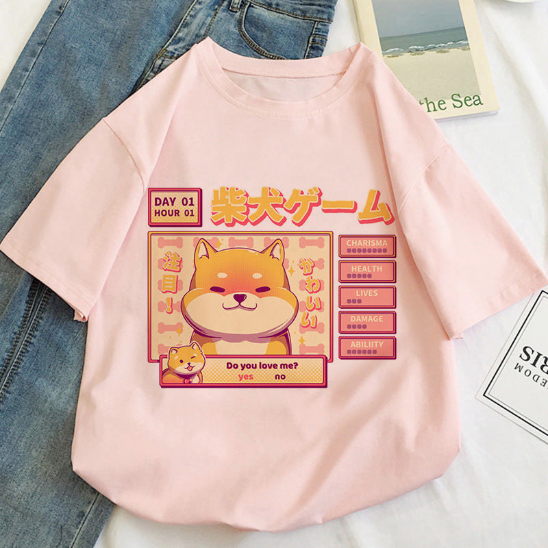 Harajuku Pop: Cartoon Graphic T-Shirt