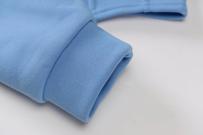 Letter Embroidered Casual Hoodie