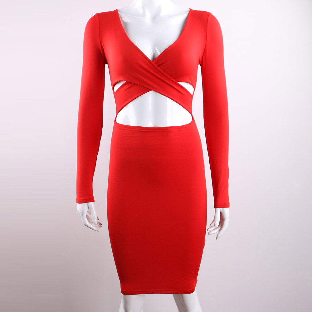 Winter Wonder Bodycon Midi Dress