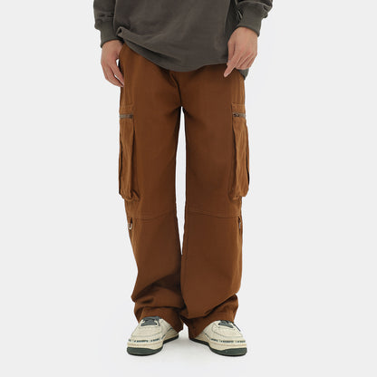 Gothic Streetwear Statement Oversize Low Rise Baggy Trousers
