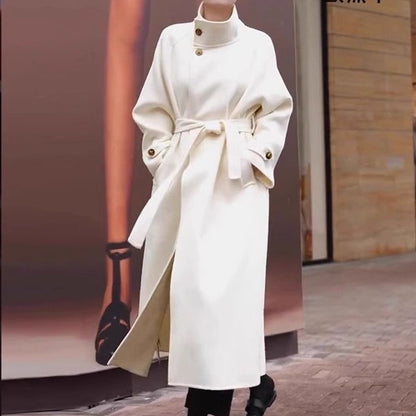 Snow Sculpt Chic Arctic Wrap Coat