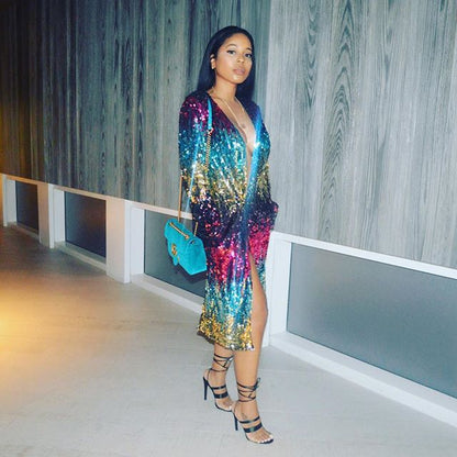 Elegant Enigma Sequin Jacket