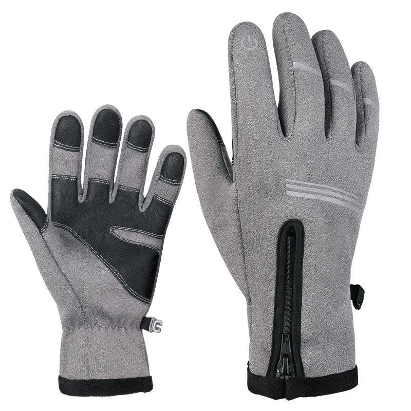 Winter Warmth: Cozy Knit Full-Finger Mittens
