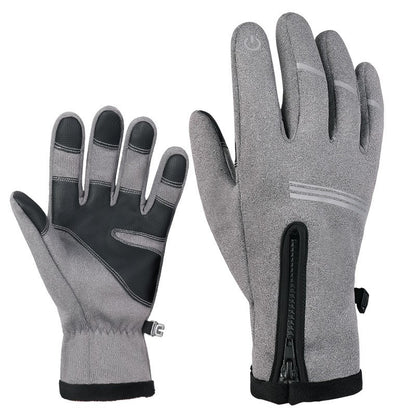 Winter Warmth: Cozy Knit Full-Finger Mittens