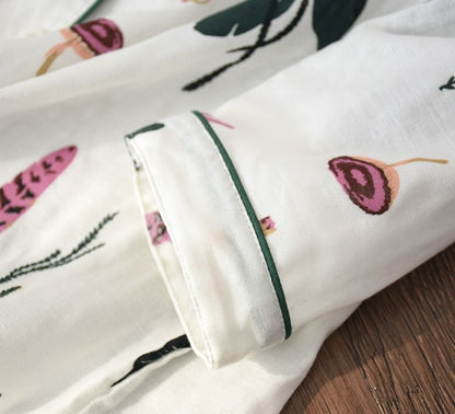 100 Cotton Womens Sleepwear In Artistic Print