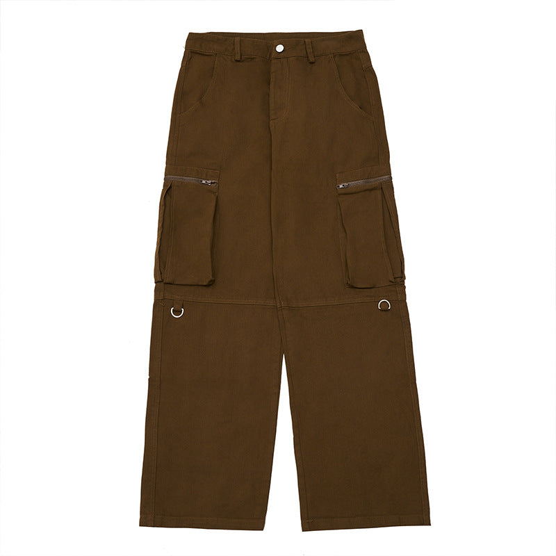 Gothic Streetwear Statement Oversize Low Rise Baggy Trousers