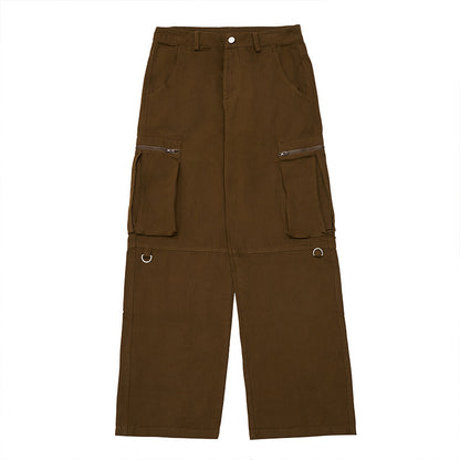 Gothic Streetwear Statement Oversize Low Rise Baggy Trousers