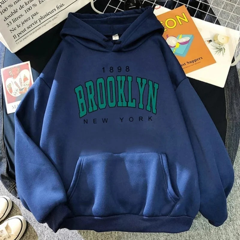 Brooklyn Heritage Cozy Printed Hoodie