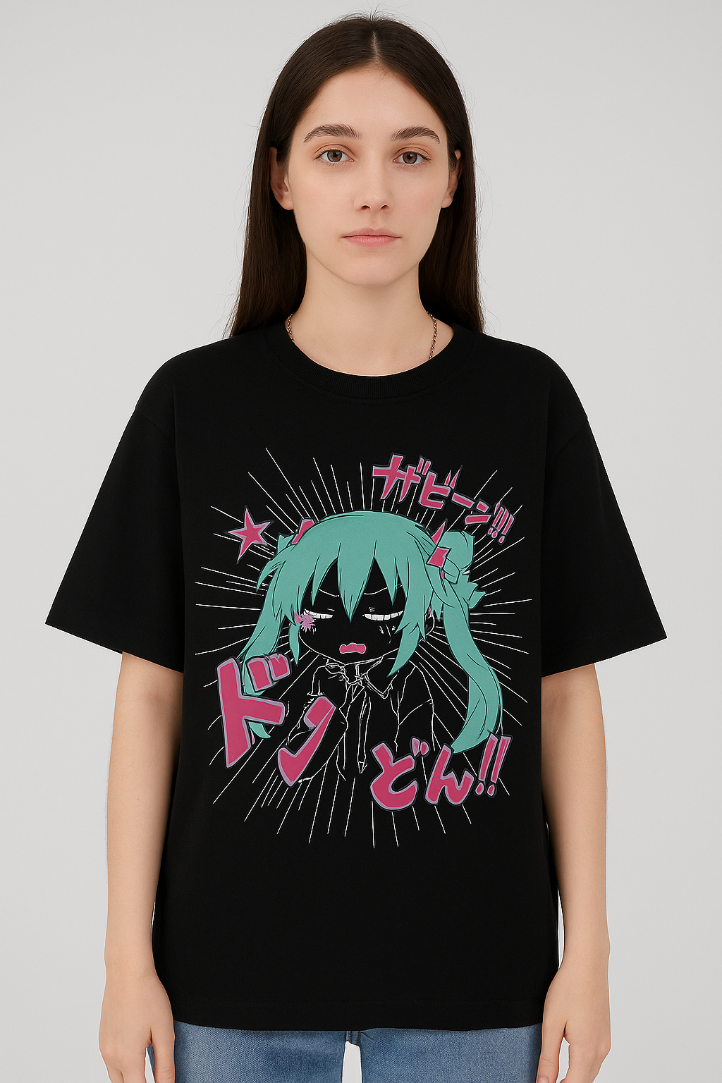 Cartoon Print Summer Y2k Gothic Harajuku T-shirt Outfits