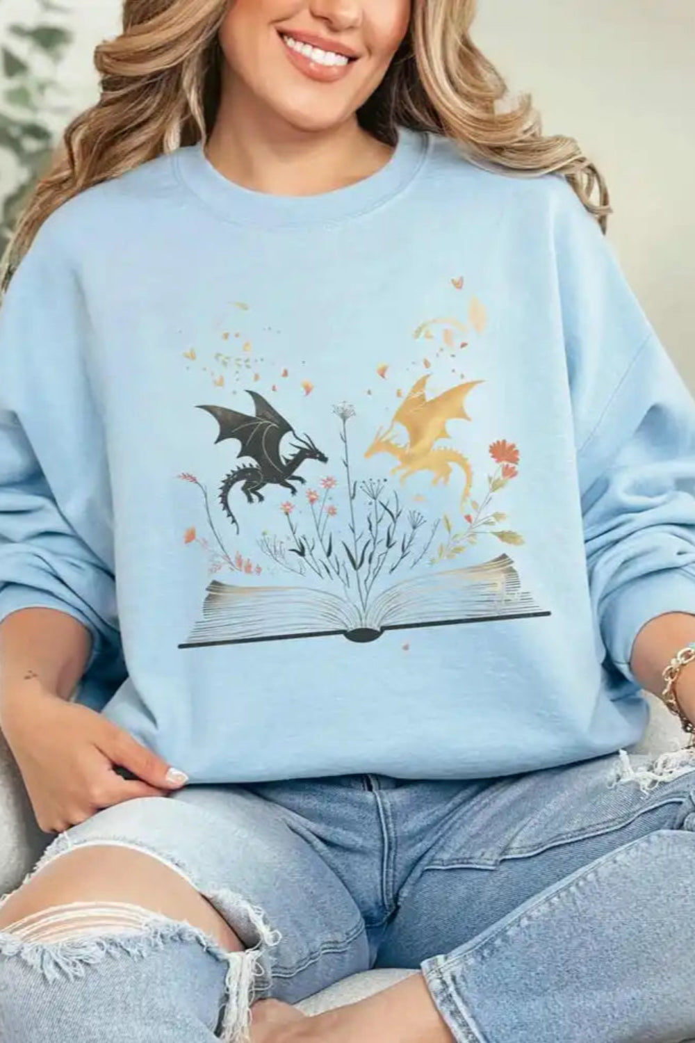 Cozy Bookish Pullover For Fall Outfits Casual And Fantasy Fashion Fans