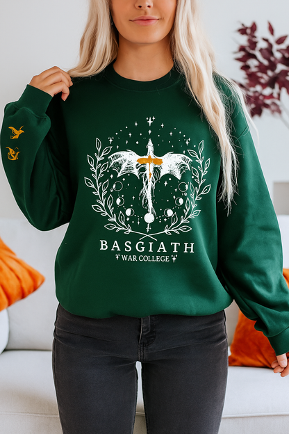Fall Outfit Sweatshirt For Women With Riders Quadrant Fantasy Graphic Print