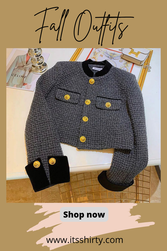 Short Jacket For Fall Outfits Featuring Y2K Stitching And Korean Fashion Feel