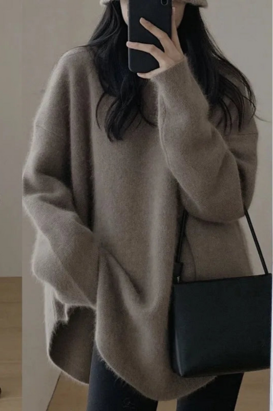 Fall Outfits Aesthetic Unique Knit Sweater For Women Stylish Base Layer Pullover For Autumn Looks