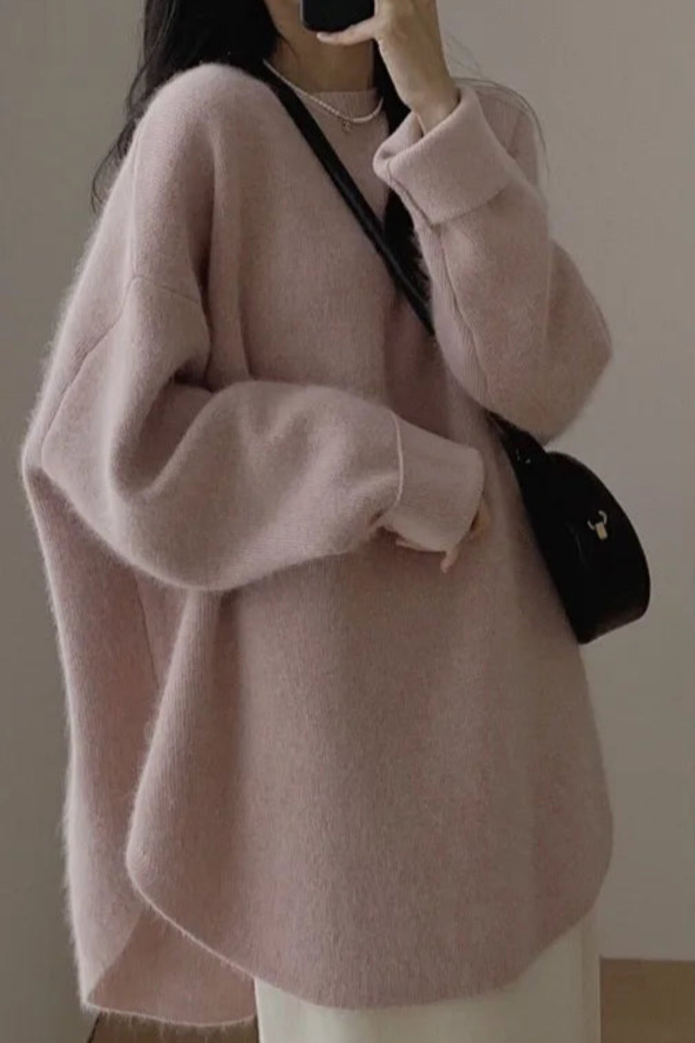 Fall Outfits Aesthetic Unique Knit Sweater For Women Stylish Base Layer Pullover For Autumn Looks