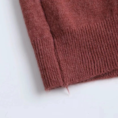 Simple Multicolor Pullover Sweater For Women Fall Outfit Inspiration