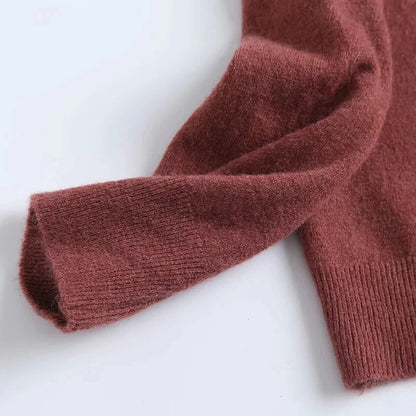 Simple Multicolor Pullover Sweater For Women Fall Outfit Inspiration