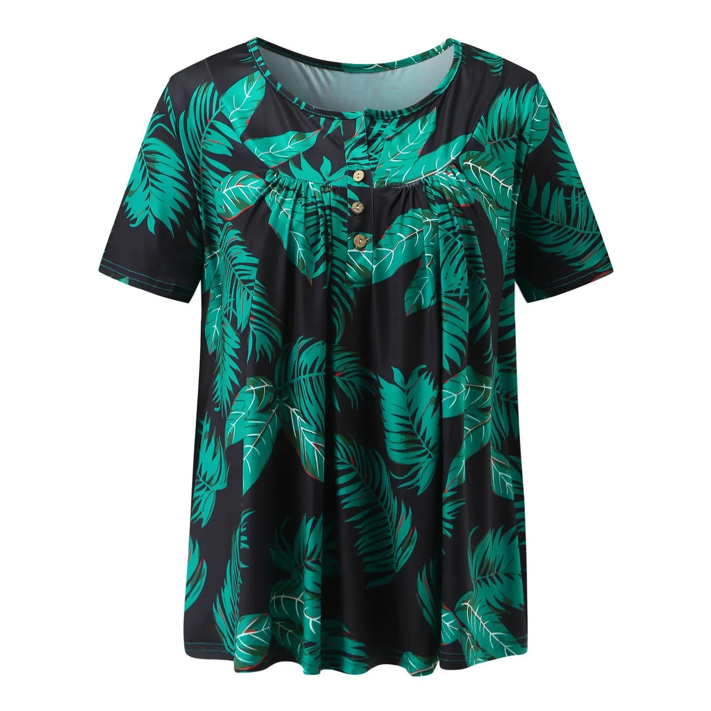 Ethereal Bloom Large Size Shirt
