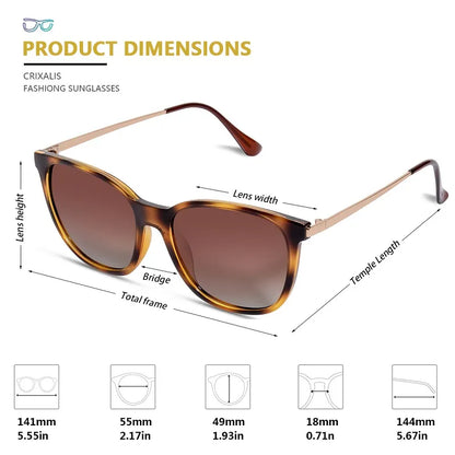 Timeless Polarized Sunglasses by Luxury Designer