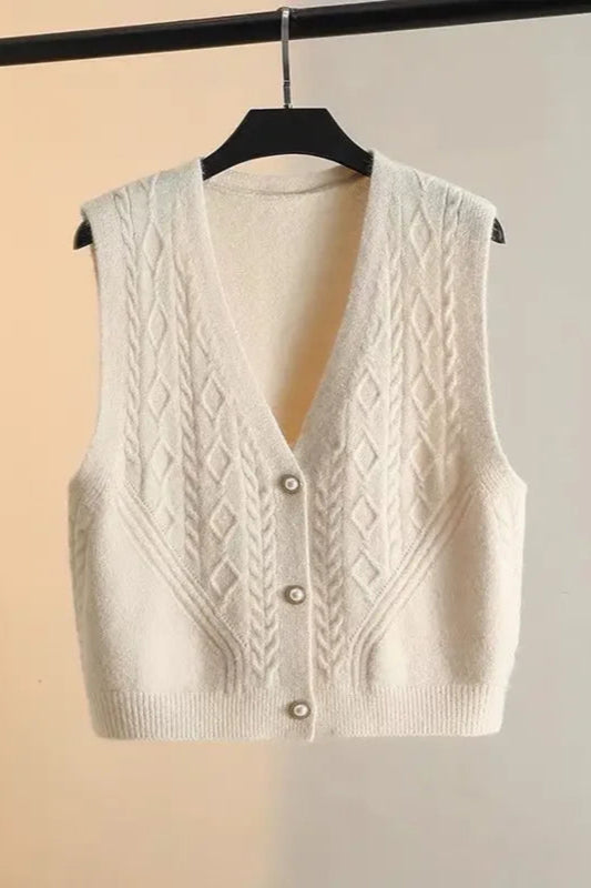 Layered Outfit Inspiration Knitted Vest Cardigan For Women With Slim Fit Camisole Styling