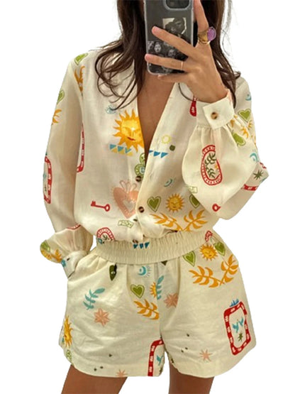 Sexy Retro Summer Outfit With Floral Print And Y2K Vibes For Club Nights