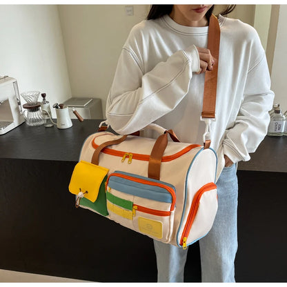 Summer Travel Tote Bag With Fitness Style For Men And Women