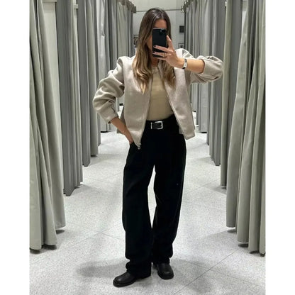 Autumn Outfit Inspiration Loose Coat Styling With Soft Jacket Fashion