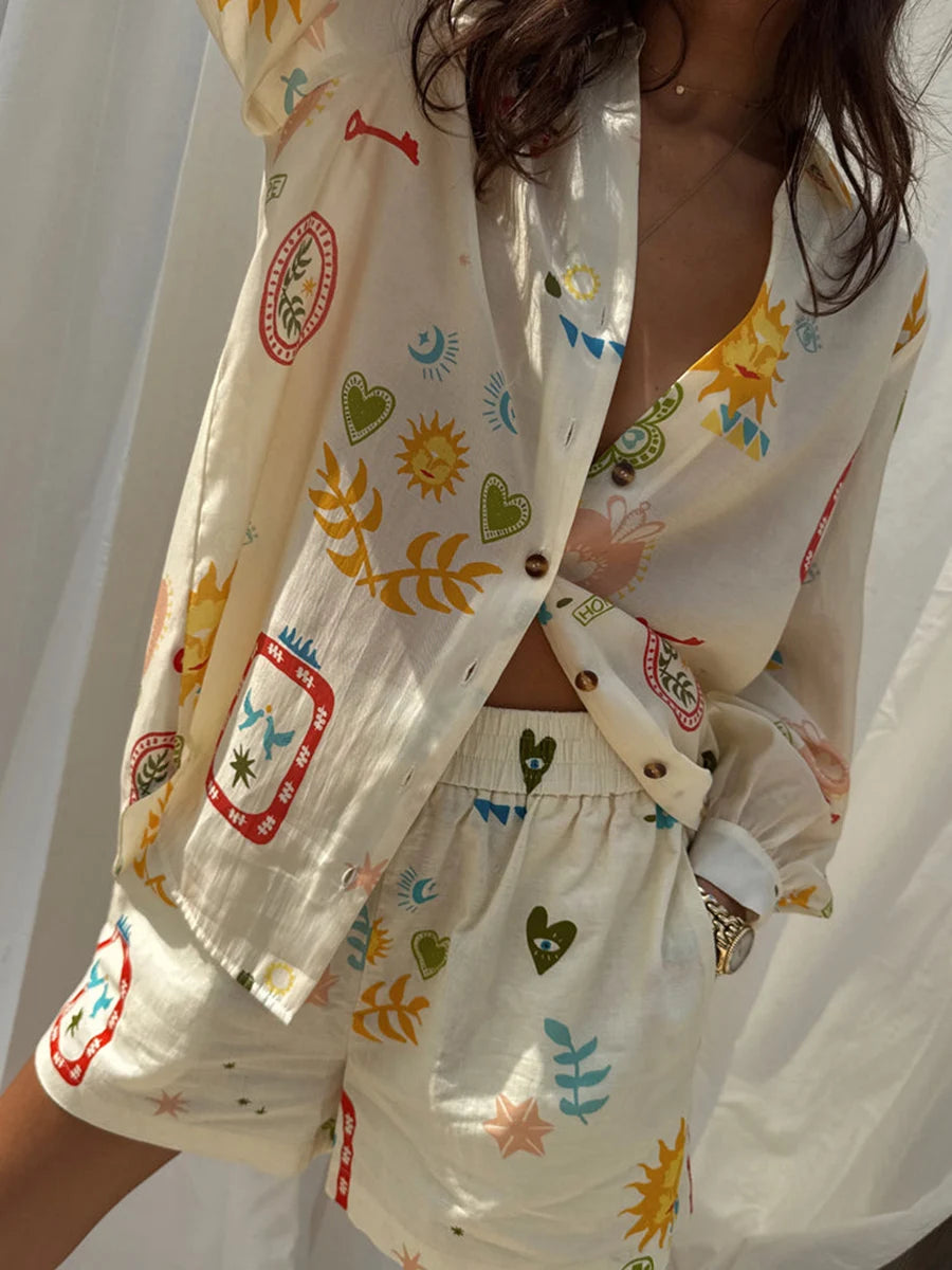 Sexy Retro Summer Outfit With Floral Print And Y2K Vibes For Club Nights