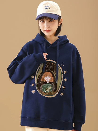 Vintage Green Fleece Pullover For Cozy 2025 Fall Outfits Aesthetic