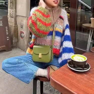New Women's Fall Striped Sweater