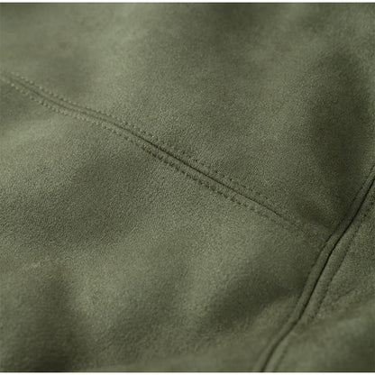 Fall Outfit Inspiration Green Short Jacket With Zipper And Lapel Style