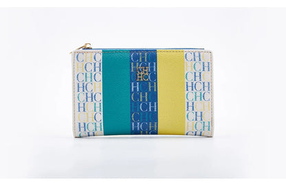Retro Cartoon Print Long Wallet With Classic Style and Fashionably Simple Large Capacity Design