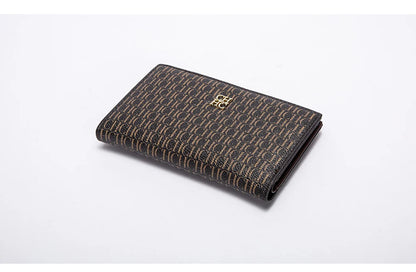 Retro Cartoon Print Long Wallet With Classic Style and Fashionably Simple Large Capacity Design