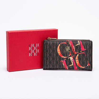 Retro Cartoon Print Long Wallet With Classic Style and Fashionably Simple Large Capacity Design