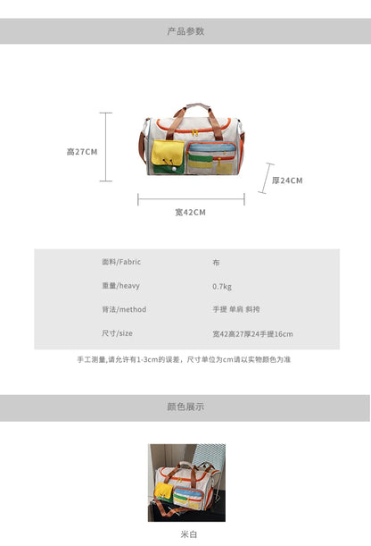 Summer Travel Tote Bag With Fitness Style For Men And Women