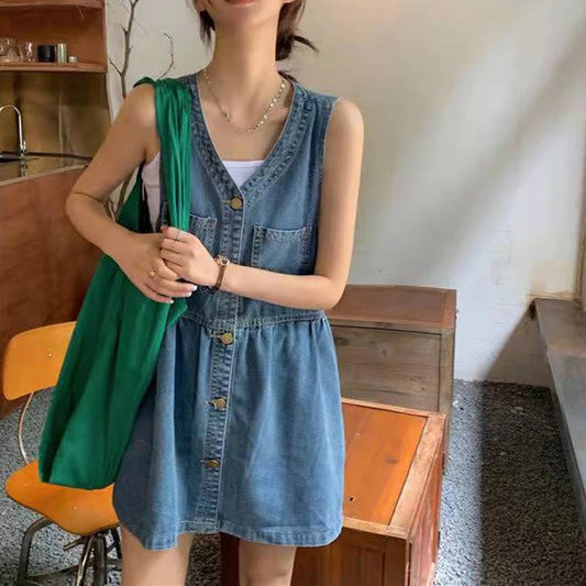 Korean Casual Mini Sundress