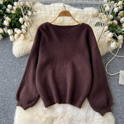 Fall Outfit Aesthetic Knit Sweater And Skirt Coord Set