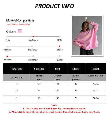 Oversized Graphic Sweatshirt For Women 2025 Fall Outfits Style