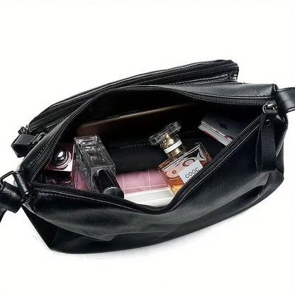 Lightweight Multi-Pocket Shoulder Bag With Clean Girl Vibes For Elegant Everyday Style