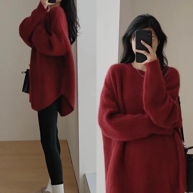 Fall Outfits Aesthetic Unique Knit Sweater For Women Stylish Base Layer Pullover For Autumn Looks
