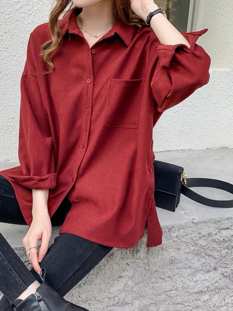 Plus Size Korean Style Blouses